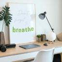 Plakat - Please don´t forget to breathe