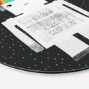 Billede Rainbow Robot Sleep Laugh Create - Treechild - rund – print på aluminium (Alu-Dibond)
