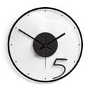 Horloge murale en verre - Cinq 02 
