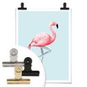 Póster Suelto - Maniquí Flamingo