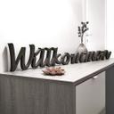 MDF bogstaver - Willkommen