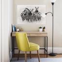 Zelfklevende Poster - Trubitsyn - Zebra's in de Savanne