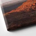 Canvasbillede af klippeformation i Monument Valley - Hugonnard
