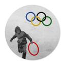Póster Banksy - Olimpiadas - Redondo