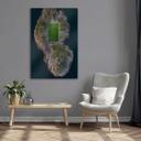Tableau sur verre Simoon - Terrain de football au bout du monde
