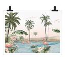 Póster Kikki Belle - Flamingo Oasis