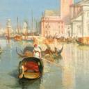 Fotomural Turner - Venecia, Dogana y S. Giorgio Maggiore