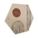 Hexagone - Bois 1X Studio - Arcs et pois