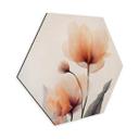 Hexagon Dibond Treechild - Delicate Flowers