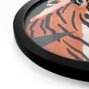 Póster Tigre en la jungla rosa - Treechild - Redondo