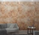 Fototapet i vintagestil Beige, Rød,Ornamental 2.70 x 1.59 m