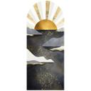Wallsticker buet vægpanel golden dawn - SpaceFrog Designs - smal