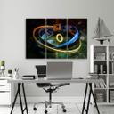Canvas print 3 dele, knapper til controlleren