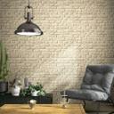 Non-woven tapet i 3D steneffekt brun steneffekt 