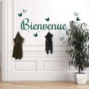 Sticker mural - Bienvenue 5 patères incl.
