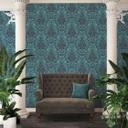 A.S. Création Attractive Papier peint intissé baroque - bleu