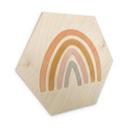 Hexagone - Bois Nouveauprints - Arc-en-ciel