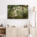 Cuadro de madera para habitación infantil Kikki Belle - Gatos de la selva