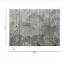 Beton-look beton-look grå sort - non-woven tapet Designwalls 2 - 2,55 x 3,5 m
