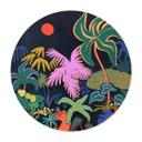 Póster Arty Guava - Exotismo en la oscuridad de la noche - Redondo