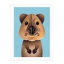 Plakat Braun - Quokka