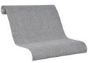 Non-woven tapet med moderne monokromt look og tekstur i ensfarvet grå