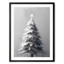 Póster del árbol de Navidad cubierto de nieve - Treechild