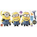 Muursticker Minions op stapel