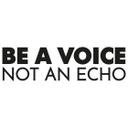 Spiegel Sticker Be a voice not an echo