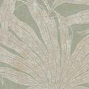 Papel pintado Selva verde claro brillante plateado - Papel pintado con motivos vegetales 