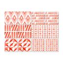 Azulejos Adhesivos Acuarela - juego coral - lote de 12
