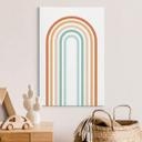 Lærredsprint - Boho Rainbow
