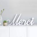Lettre décorative - 3D Merci