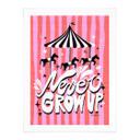 Poster Never grow up - Bloom