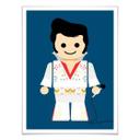 Póster Gomes - Elvis de juguete