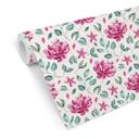 Tapet med mønster - akvarelblomster 02 - pink
