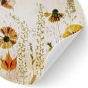 Wallsticker Vilde engblomster i sollyset - Talen - Rund