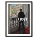 Plakat Like a Boss - Inspireret af Caillebotte - Ung mand ved vinduet