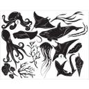 Wandtattoo Unterwasserparadies Set (40-teilig)