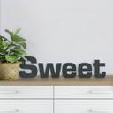 MDF bogstaver - Sweet