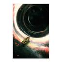 Póster de tela espacial: Astronauta en un barco - Nicebleed