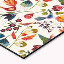 Keukenachterwand Bloemen en Vogels