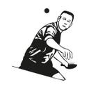 Sticker mural - Tennis de table