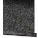 Tapet, non-woven tapet Flora antracit