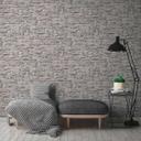 naturstenstapet grå hvid - fleece tapet stenoptik - industrielt tapet stenmur