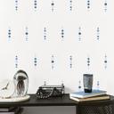 Wallsticker former - Geometriske cirkler i blåt