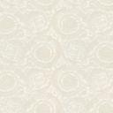 Versace Tapet Barocco Blomster Cream, Metallisk