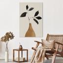 Billede af gren i gylden vase - ThingDesign – print på aluminium (Alu-Dibond)