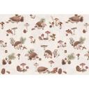 Papel pintado Dulces erizos en el bosque de otoño - Kikki Belle