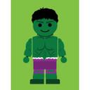 Fototapet - Gomes - The Hulk legetøj